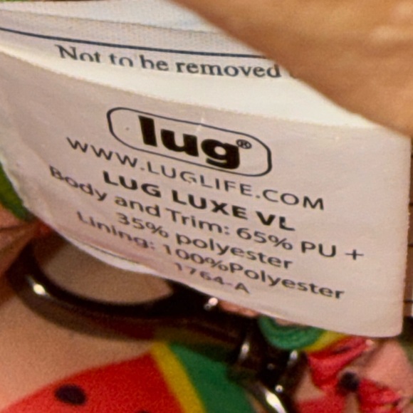 Lug Coral Quilted Small Tote Bag GUC - Picture 4 of 13